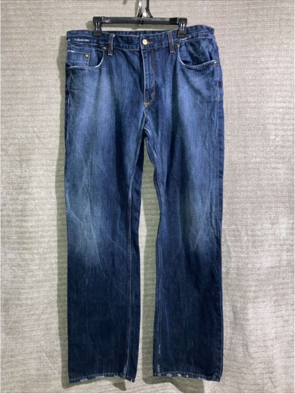 Robert Graham Denim Straight Leg Jeans Men’s 38x34 Classic Yates Distressed